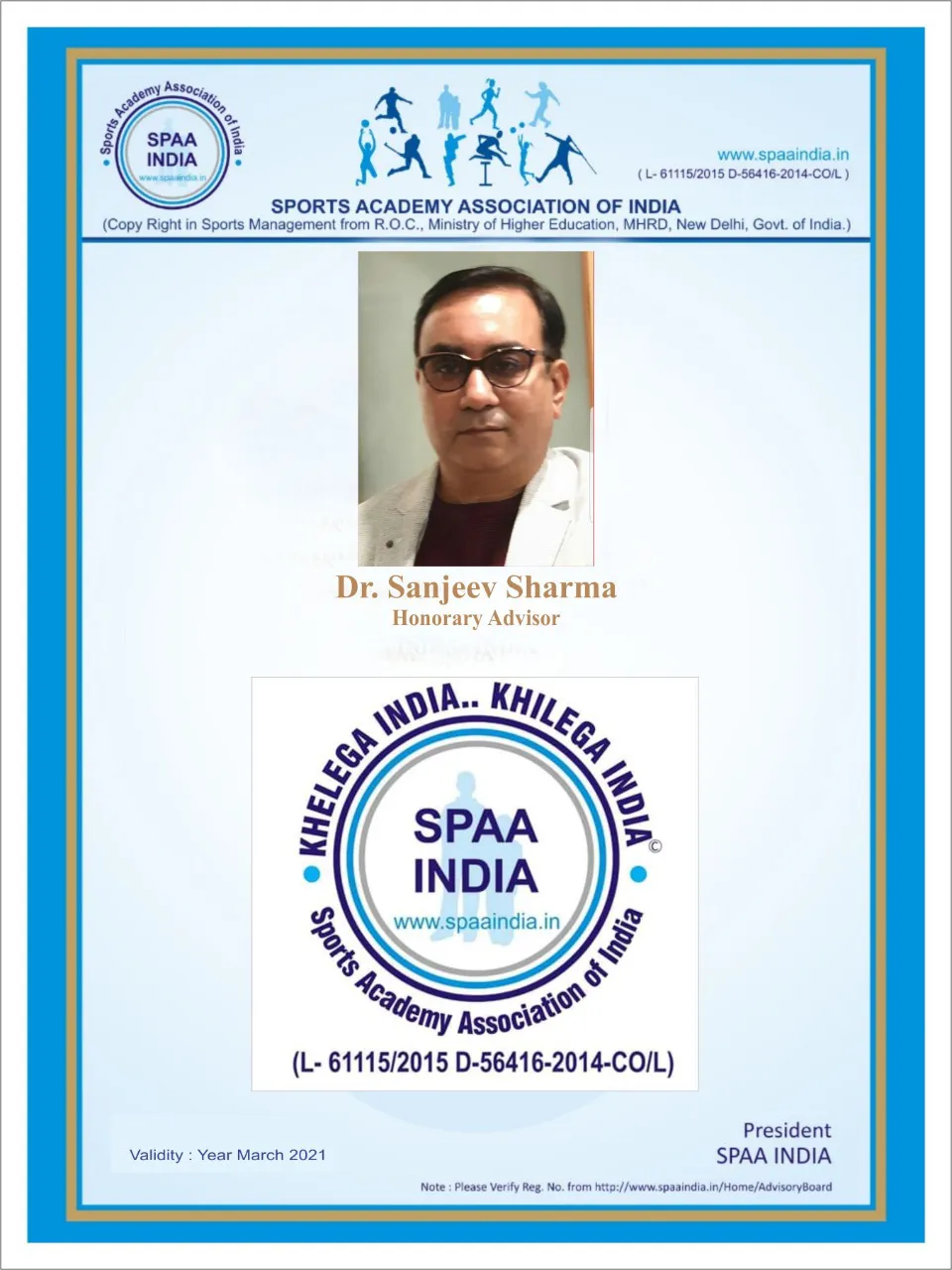 Dr .Sanjeev Sharma